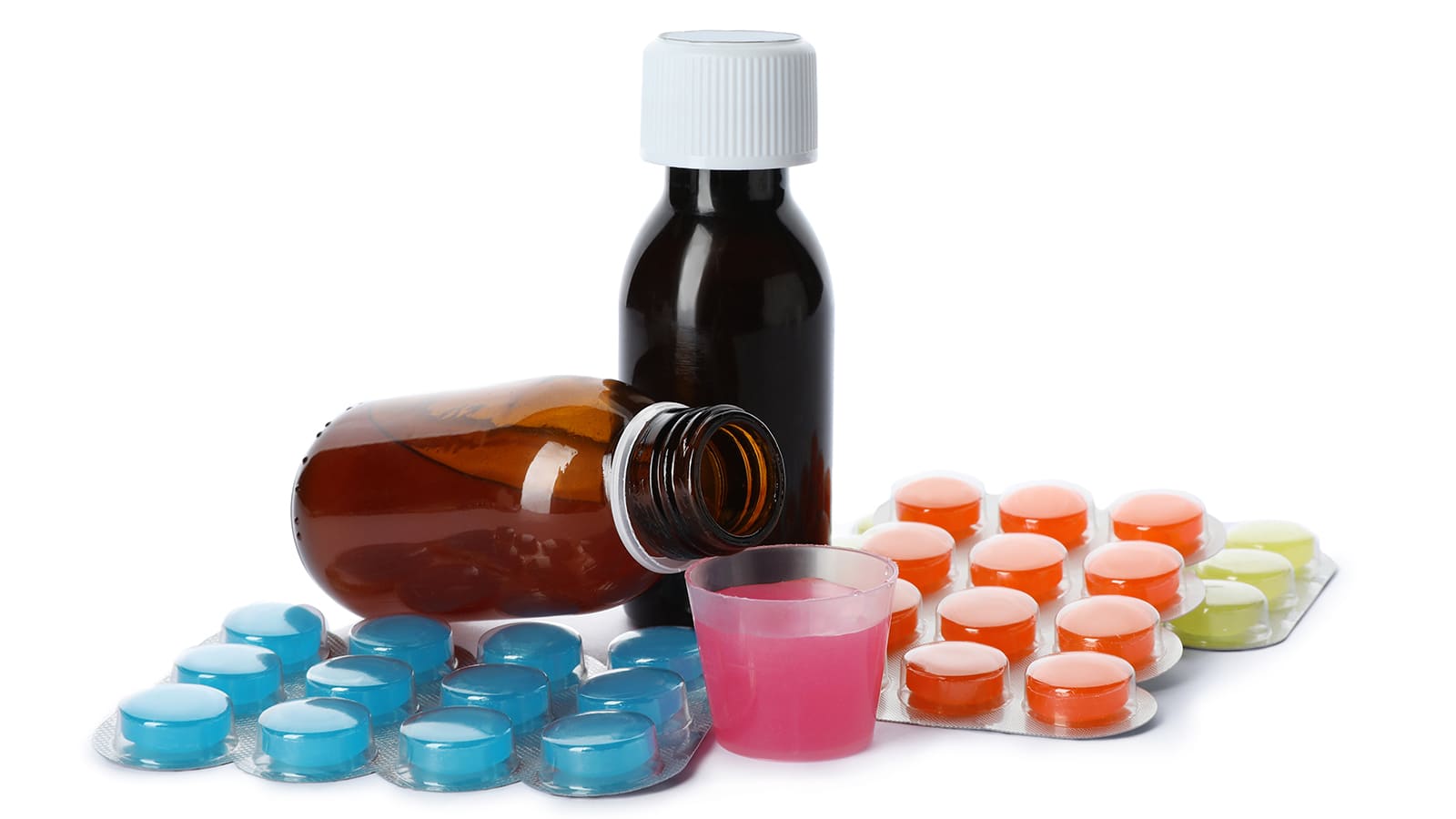 Kako izberemo zdravilo proti kašlju – sirup in pastile za lajšanje kašlja v Lekarni Vir Domžale